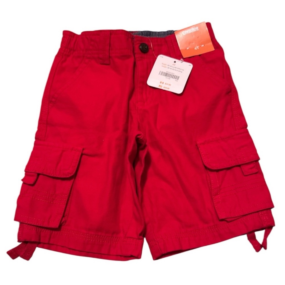 Red Cargo Men Shorts